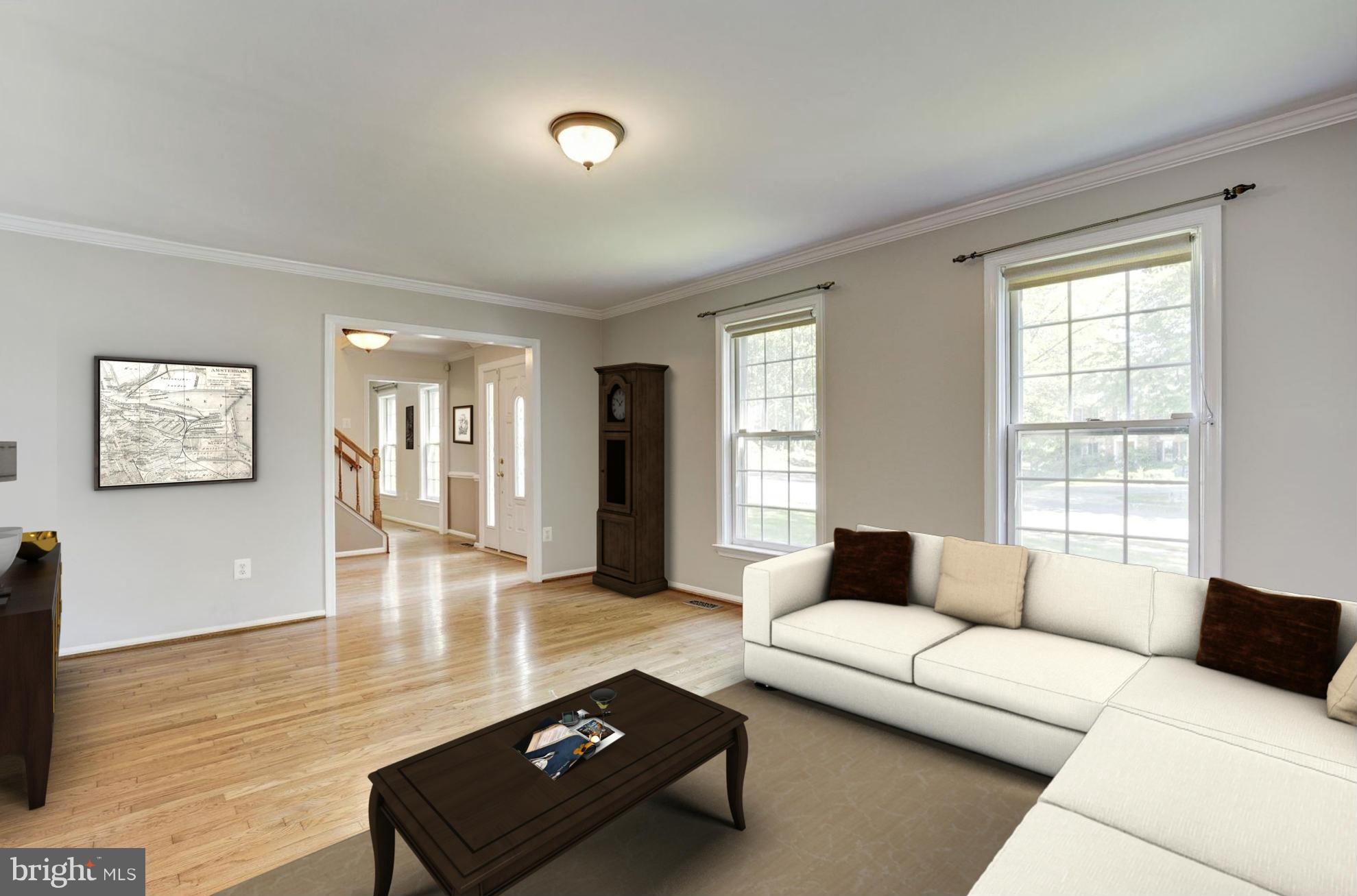 9019 Edgepark Road Vienna, VA 22182 - Photo 3 of 30 a living room with furniture and a window
