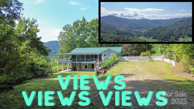 a view of an chairs and table in the garden