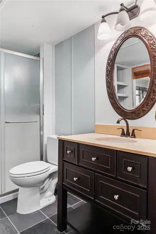 a bathroom with a sink and a toilet