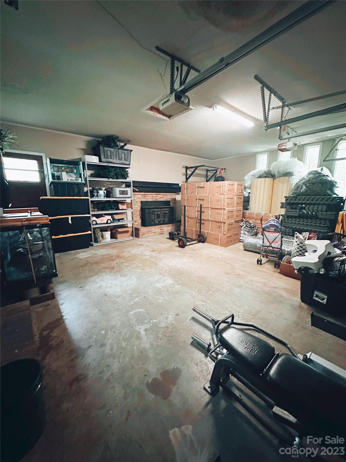 131 Mozelle Road Cherryville, NC 28021 - Photo 19 of 23 a room with gym equipment and a flat screen tv