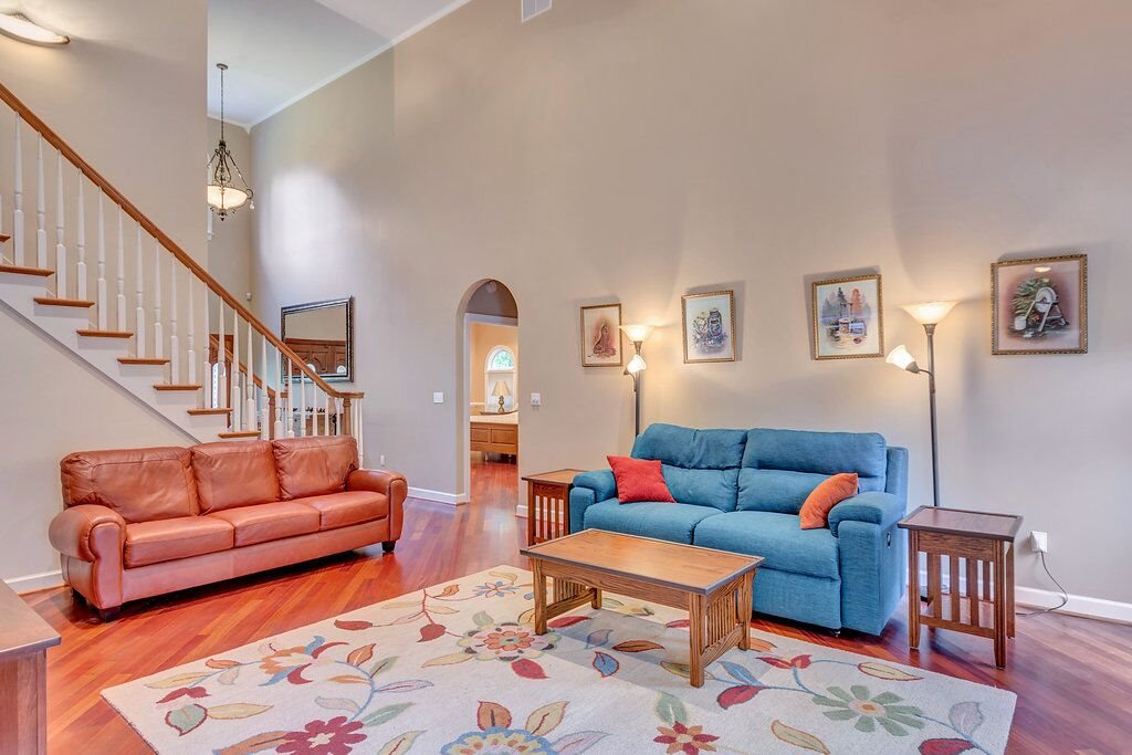 417 Buffalo Run Road Stanardsville, VA 22973 - Photo 8 of 36 a living room with furniture and a rug
