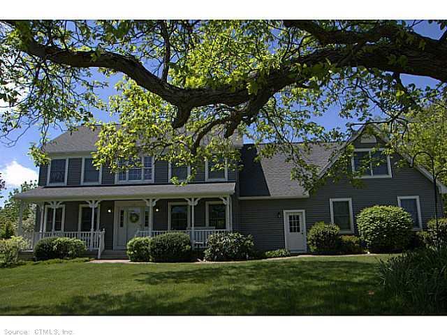 115 Shallow Brook Way Suffield, CT 06078 - Photo 1 of 1 Exterior Front. Beautiful location backs to woods, lots of privacy.