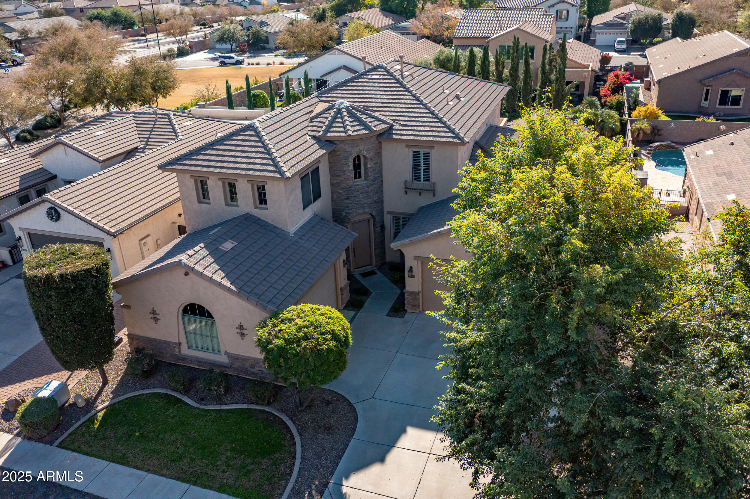 2955 East Blue Sage Road Gilbert, AZ 85297 - Photo 1 of 55 an aerial view of a house