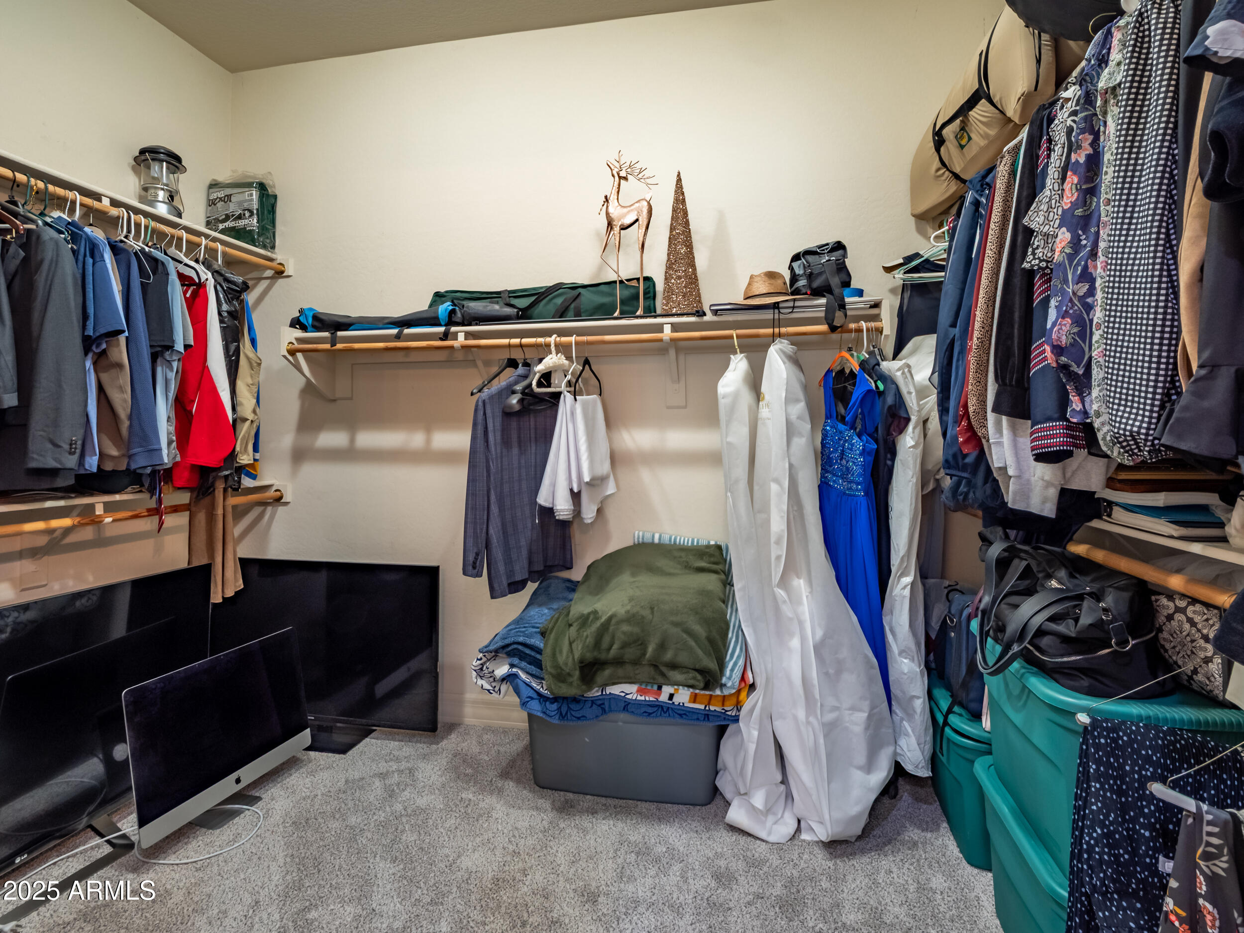 2955 East Blue Sage Road Gilbert, AZ 85297 - Photo 34 of 55 a view of walk in closet with clothes and shoes