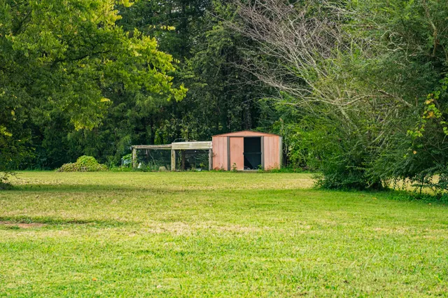 a fire hydrant in the middle of a field