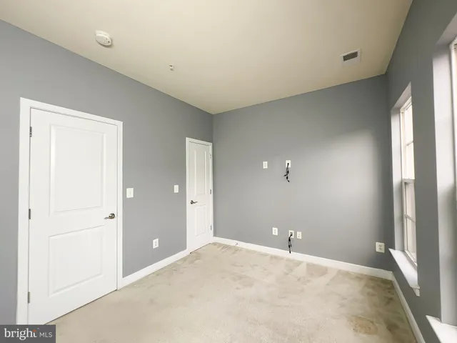 a view of a livingroom with an empty space