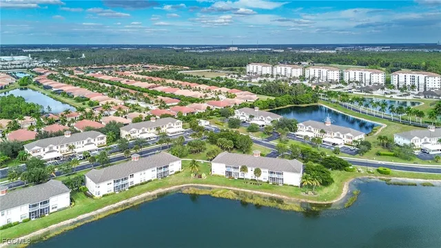 a city view with a lake view