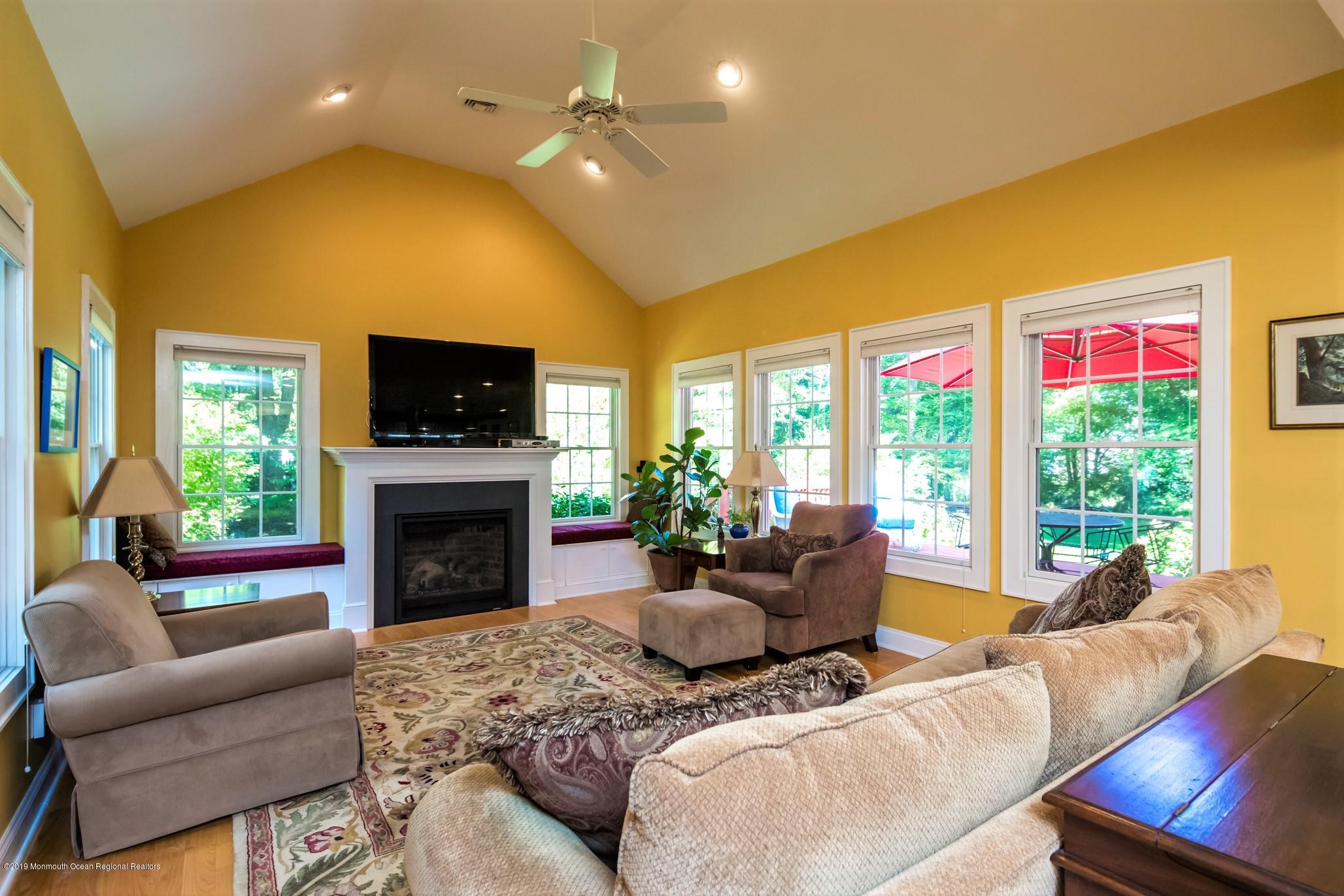 134 Sleepy Hollow Road Red Bank, NJ 07701 - Photo 27 of 57 Family Room W/ Gas Fireplace