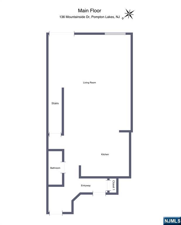 136 Mountainside Drive Pompton Lakes, NJ 07442 - Photo 34 of 36 a picture of a floor plan
