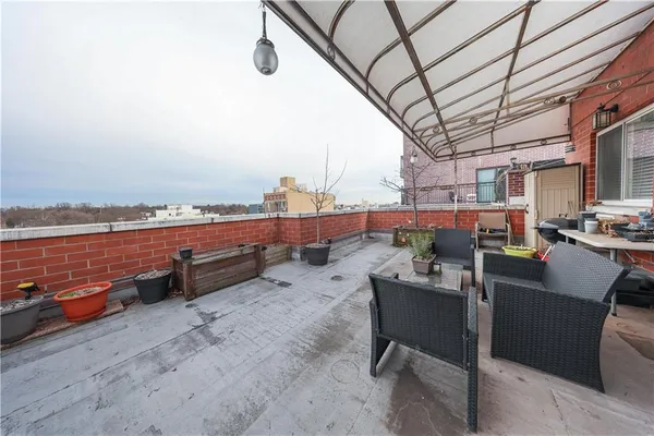 a reading room with furniture