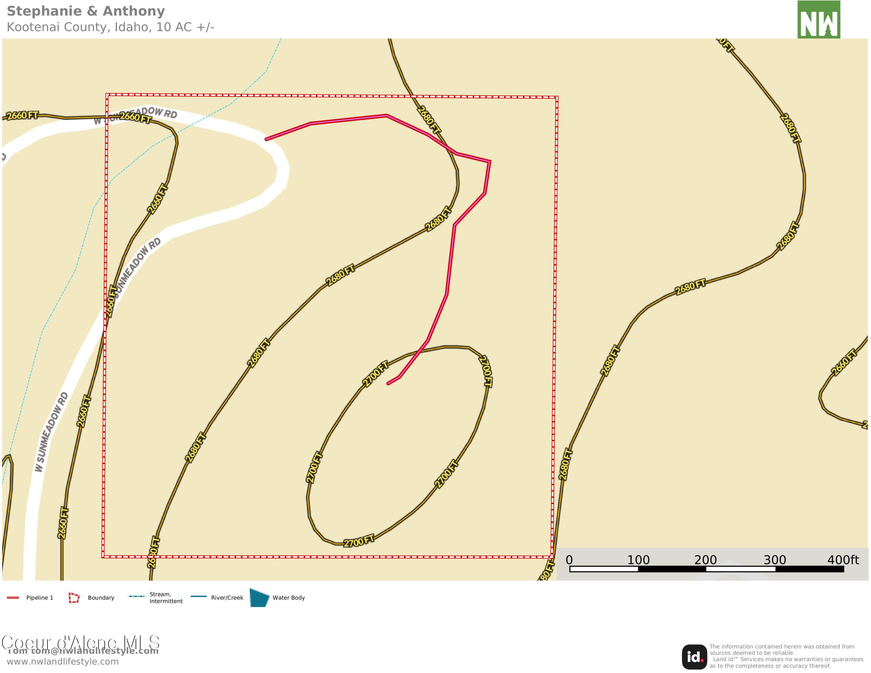 Nka West Sunmeadow Road Worley, ID 83876 - Photo 34 of 35 Parcel Map 2 MLS