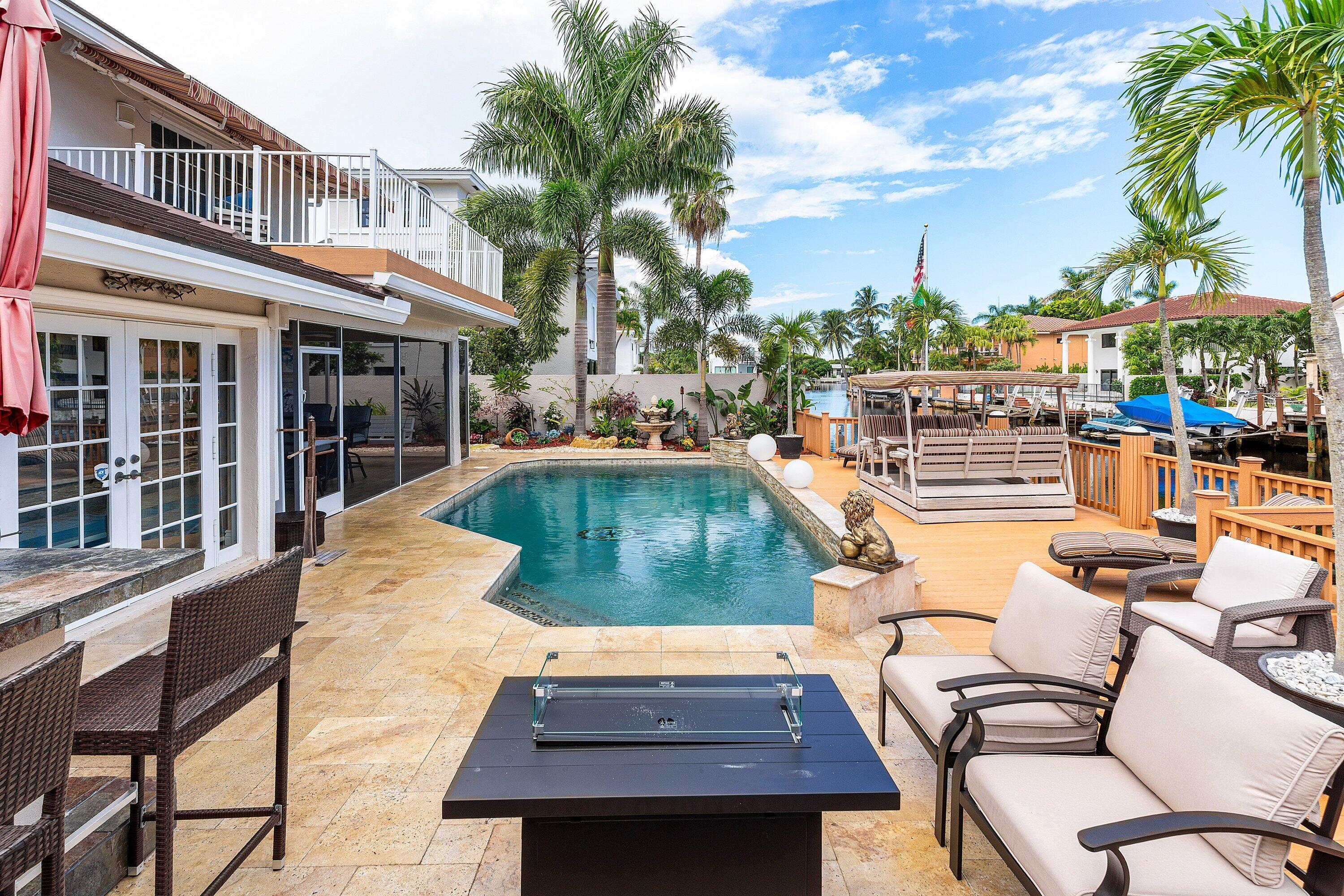 1548 Southwest 5th Avenue Boca Raton, FL 33432 - Photo 7 of 64 a view of a swimming pool with a lounge chairs