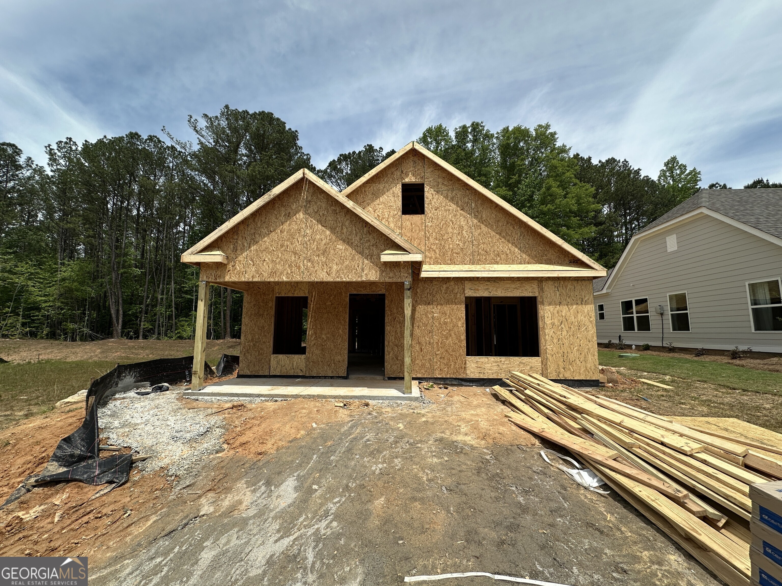 20 Rivers Edge Lane Franklin, GA 30217 - Photo 5 of 11 a front view of house with yard and trees in the background
