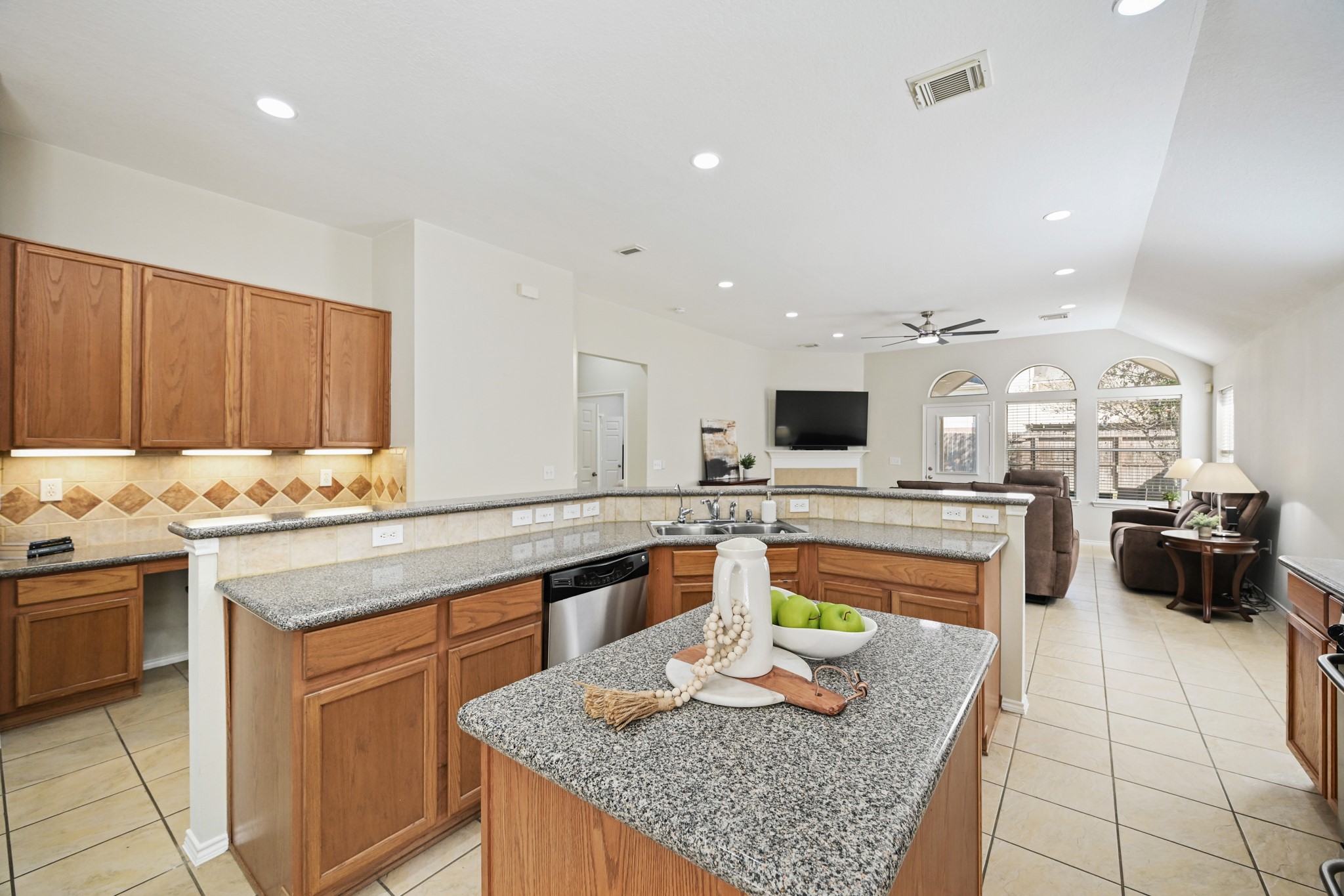 17314 Megan Springs Drive Spring, TX 77379 - Photo 15 of 40 The island provides extra counter space