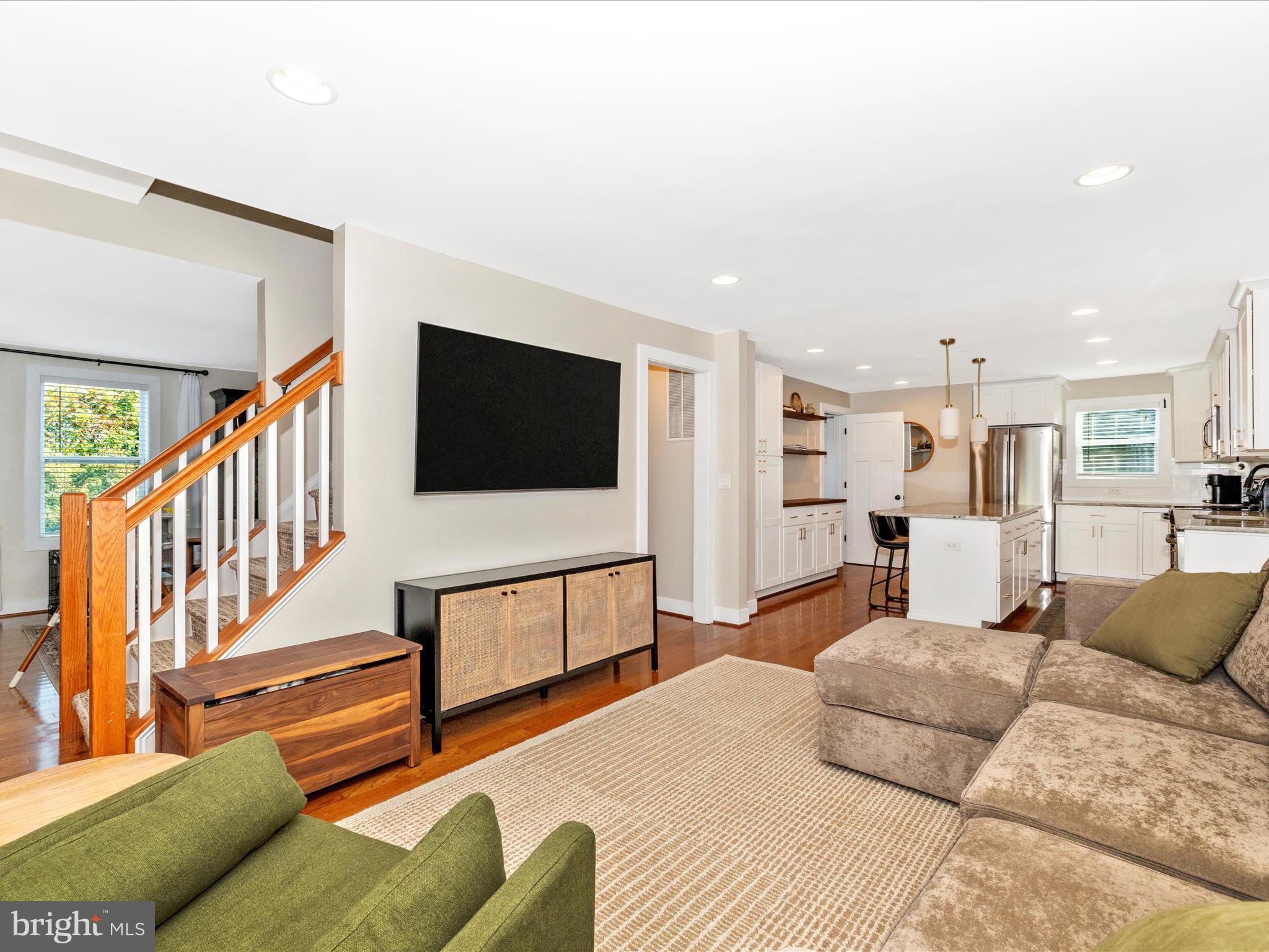 4533 Mountville Road Frederick, MD 21703 - Photo 13 of 70 a living room with furniture and a flat screen tv