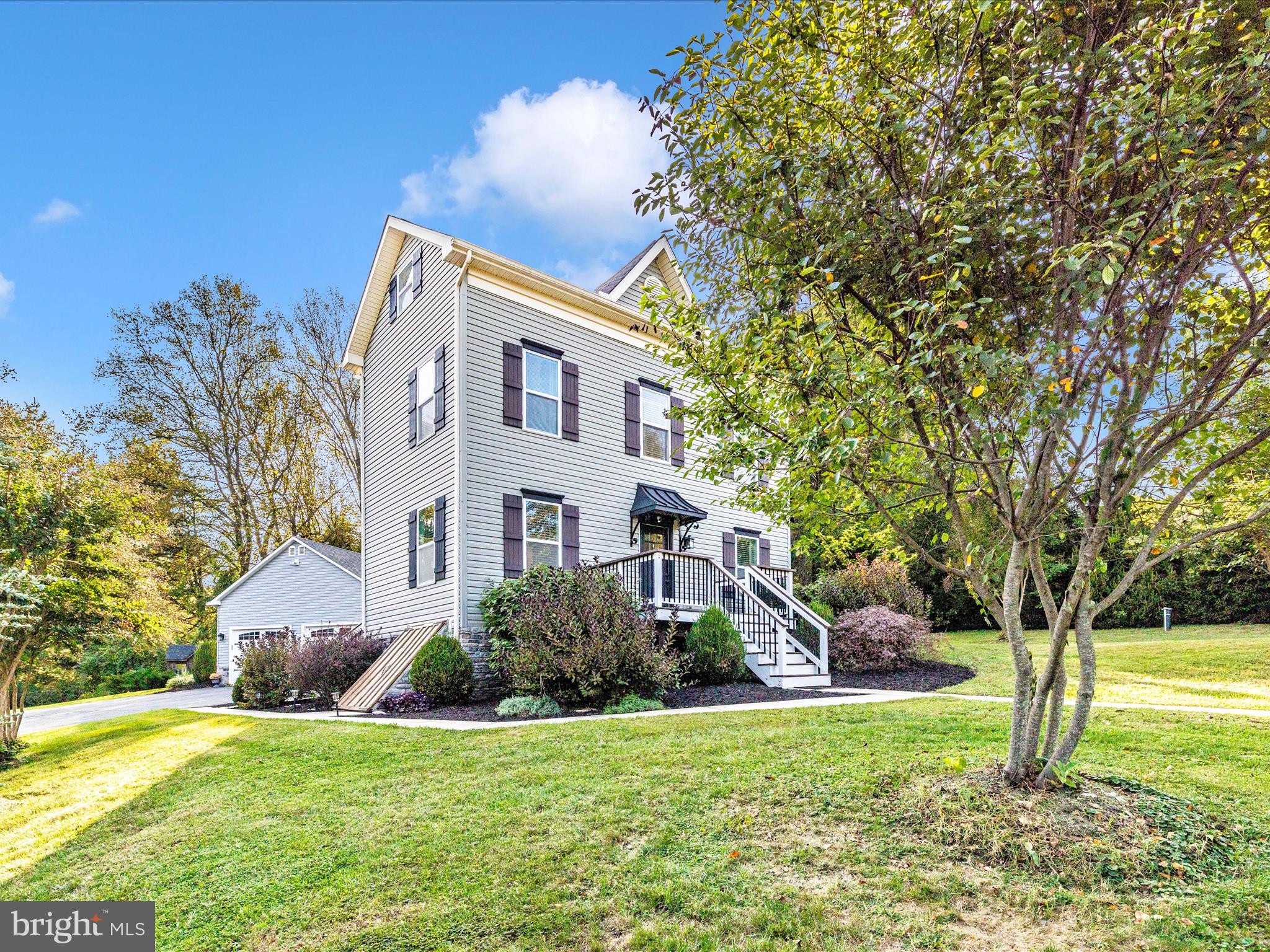 4533 Mountville Road Frederick, MD 21703 - Photo 44 of 70 a front view of a house with garden