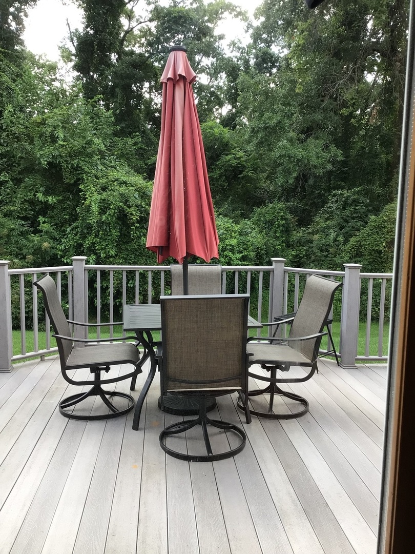 18690 Forest View Lane Lansing, IL 60438 - Photo 32 of 32 a view of roof deck with chair and wooden floor