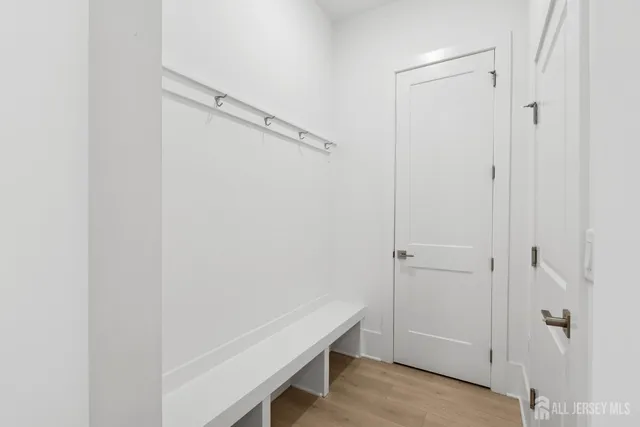 a room that has a closet in it