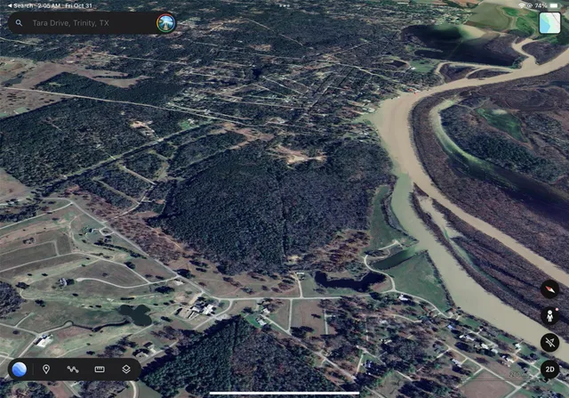 a view of a lake with a mountain in the background