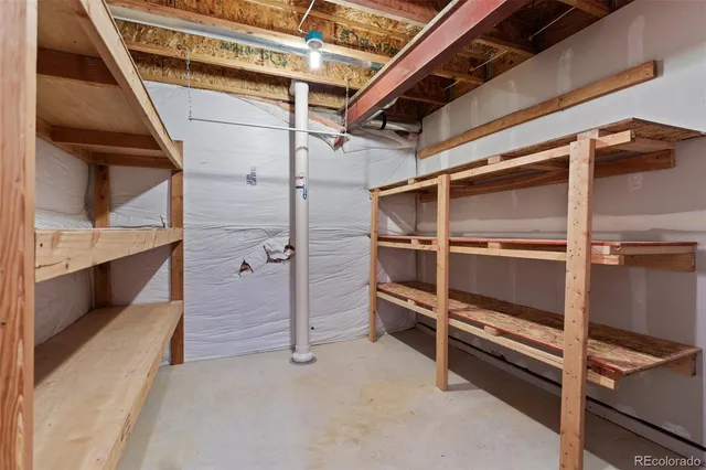 a view of an empty storage