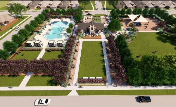 3116 Winecup Road Celina, TX 75009 - Photo 15 of 17 an aerial view of a house with outdoor space lake view and lake view