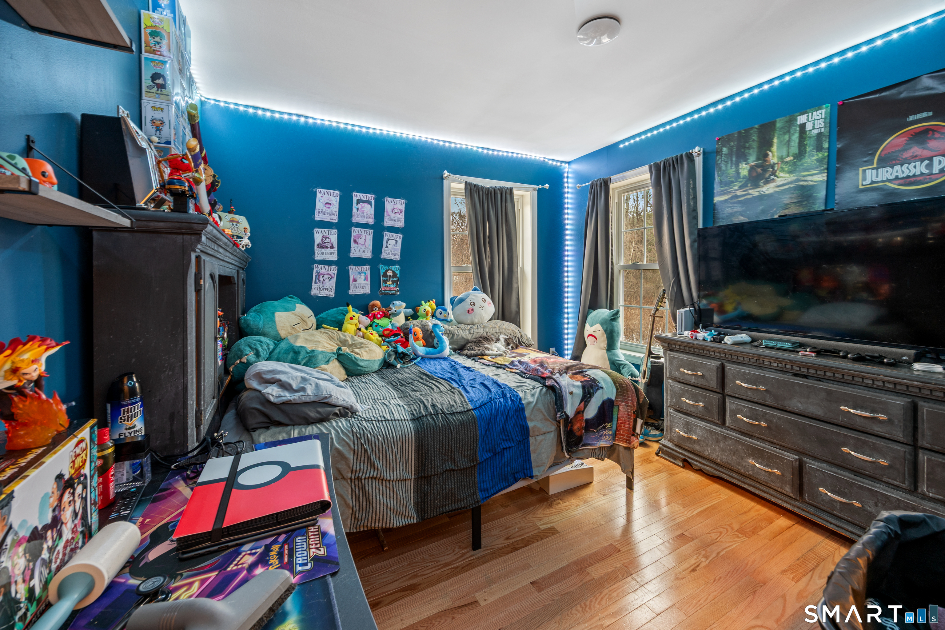 197 Preston Road Plymouth, CT 06786 - Photo 25 of 39 a bedroom with furniture and a flat screen tv