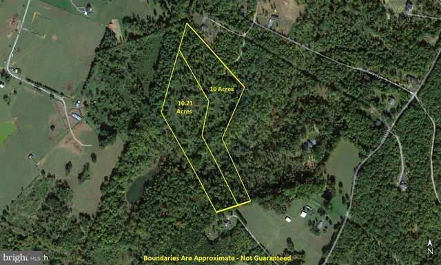 an aerial view of a residential houses