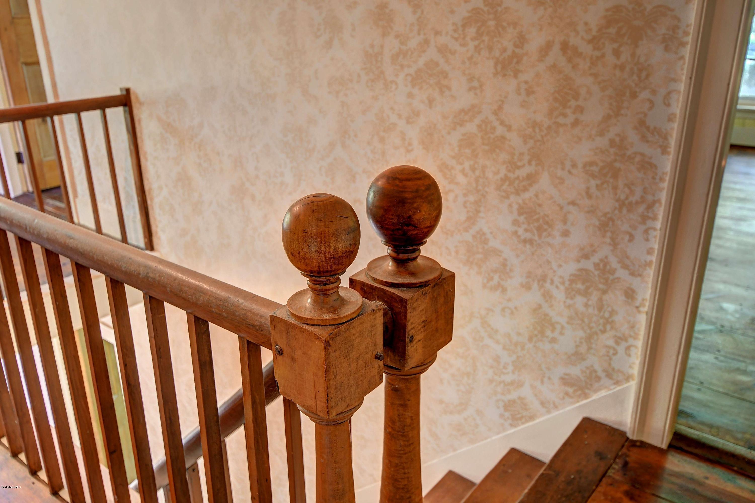 1299 Rannapo Road Sheffield, MA 01222 - Photo 22 of 39 2nd Floor Banister Detail