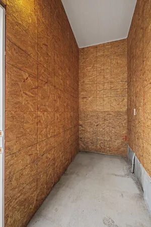 a car parked in front of a building