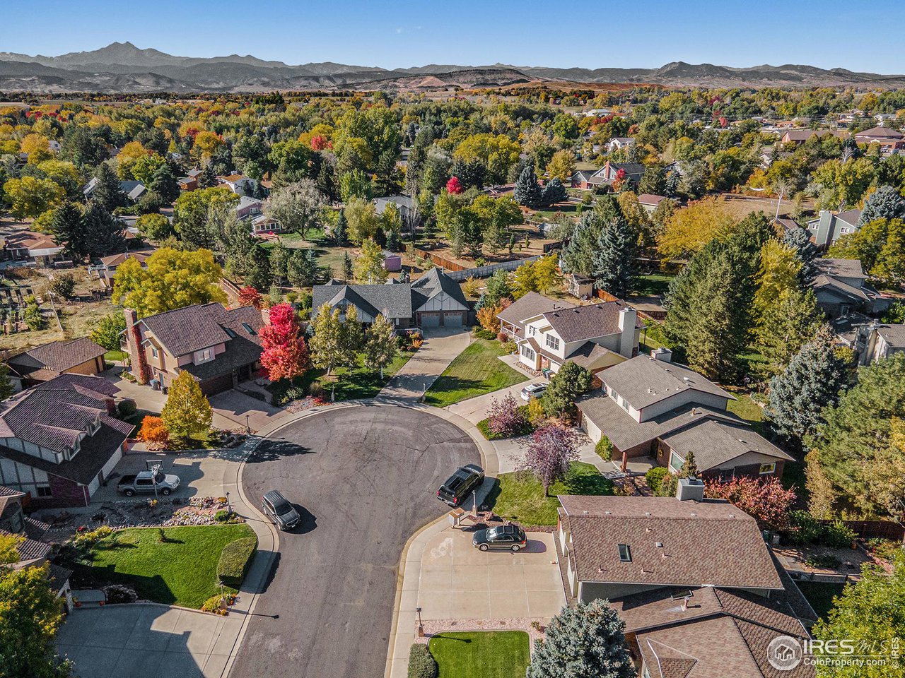 2713 Beech Way Longmont, CO 80503 - Photo 3 of 36 an aerial view of a houses with a lake view