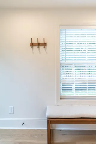 a close up of a mirror