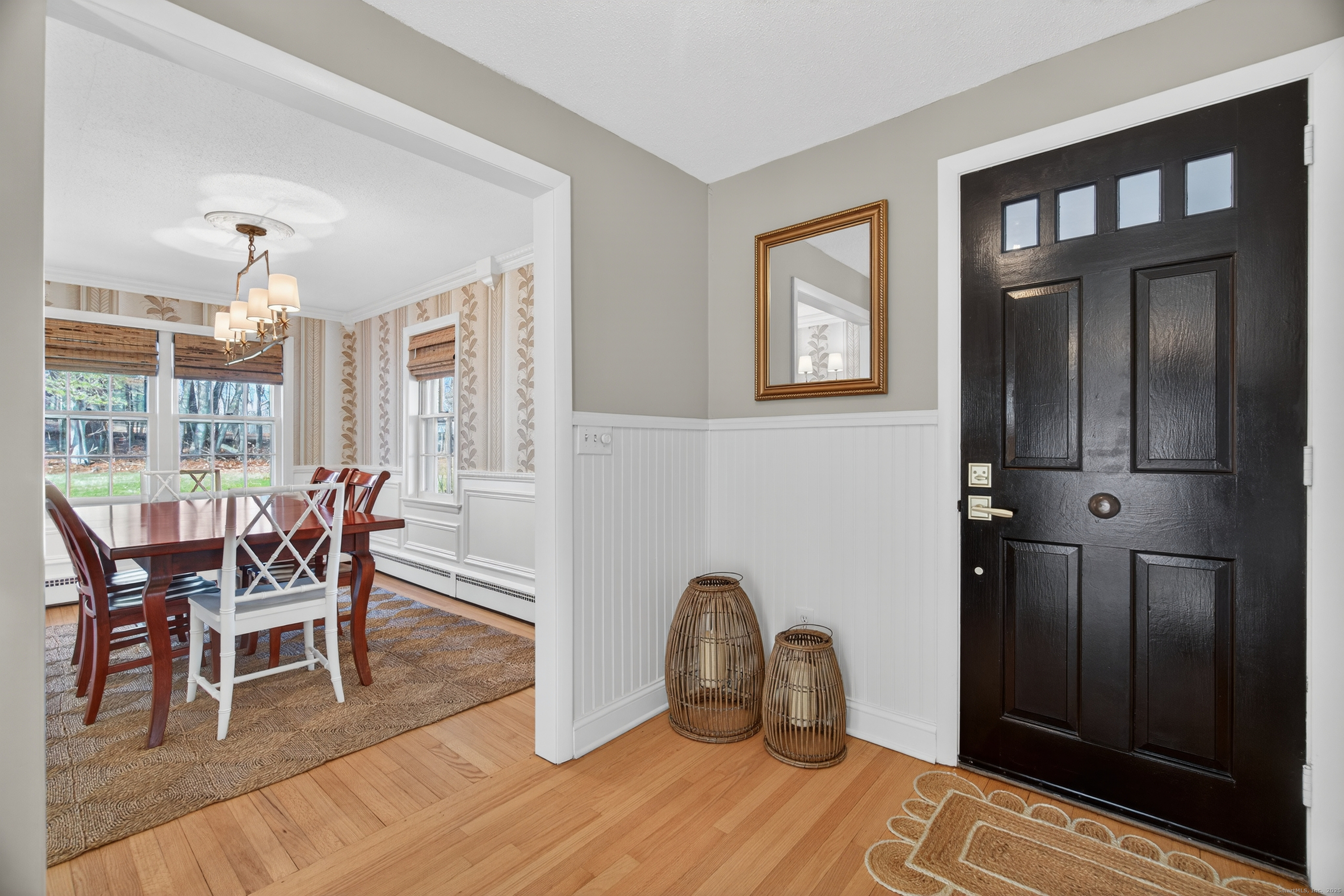 84 Hop Brook Road Simsbury, CT 06070 - Photo 15 of 36 a dining room with furniture and window