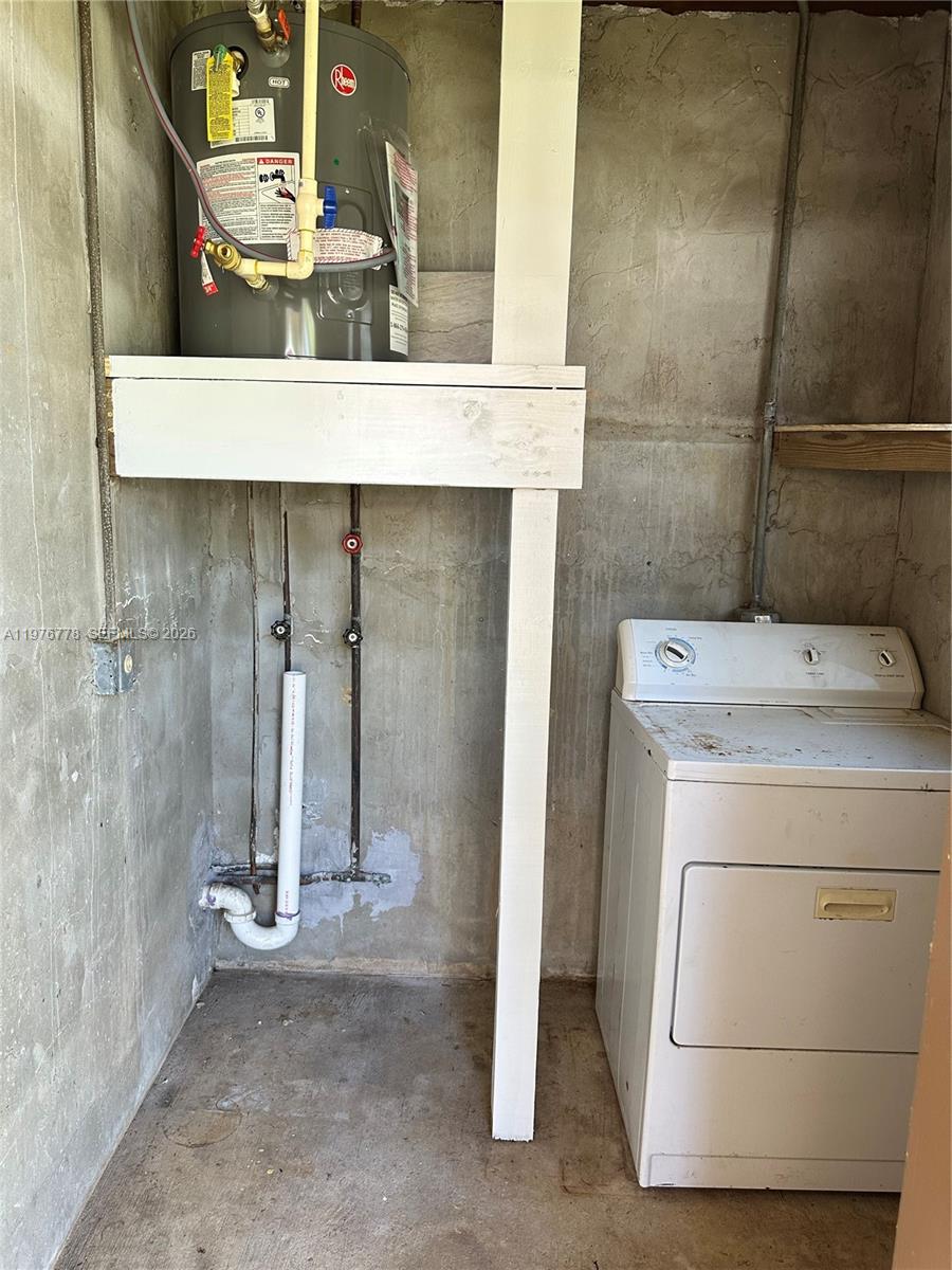 22840 Southwest 155th Avenue, Unit 2 Miami, FL 33170 - Photo 8 of 13 a utility room with dryer and washer