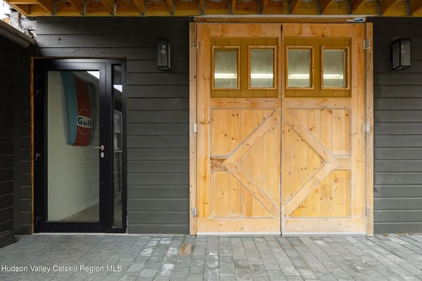 a view of front door