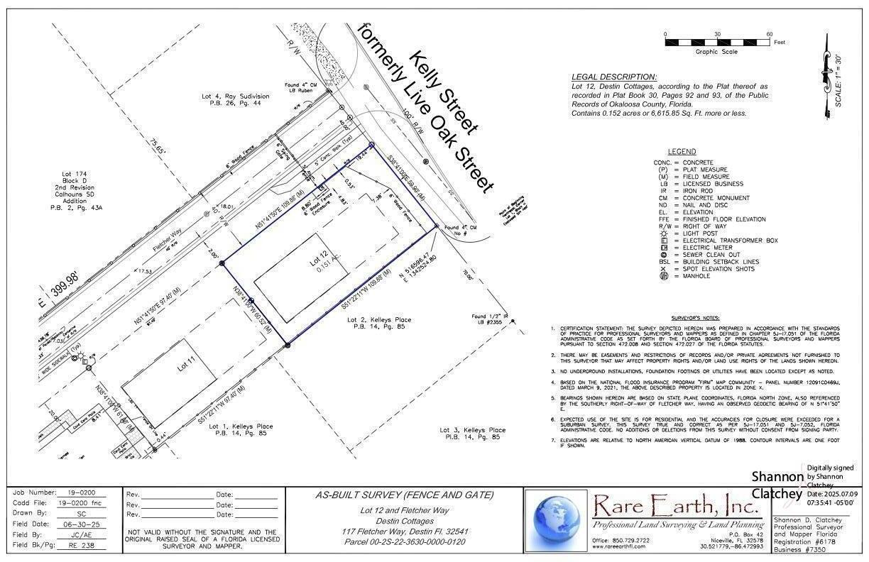 117 Fletcher Way Destin, FL 32541 - Photo 15 of 15 Lot 12