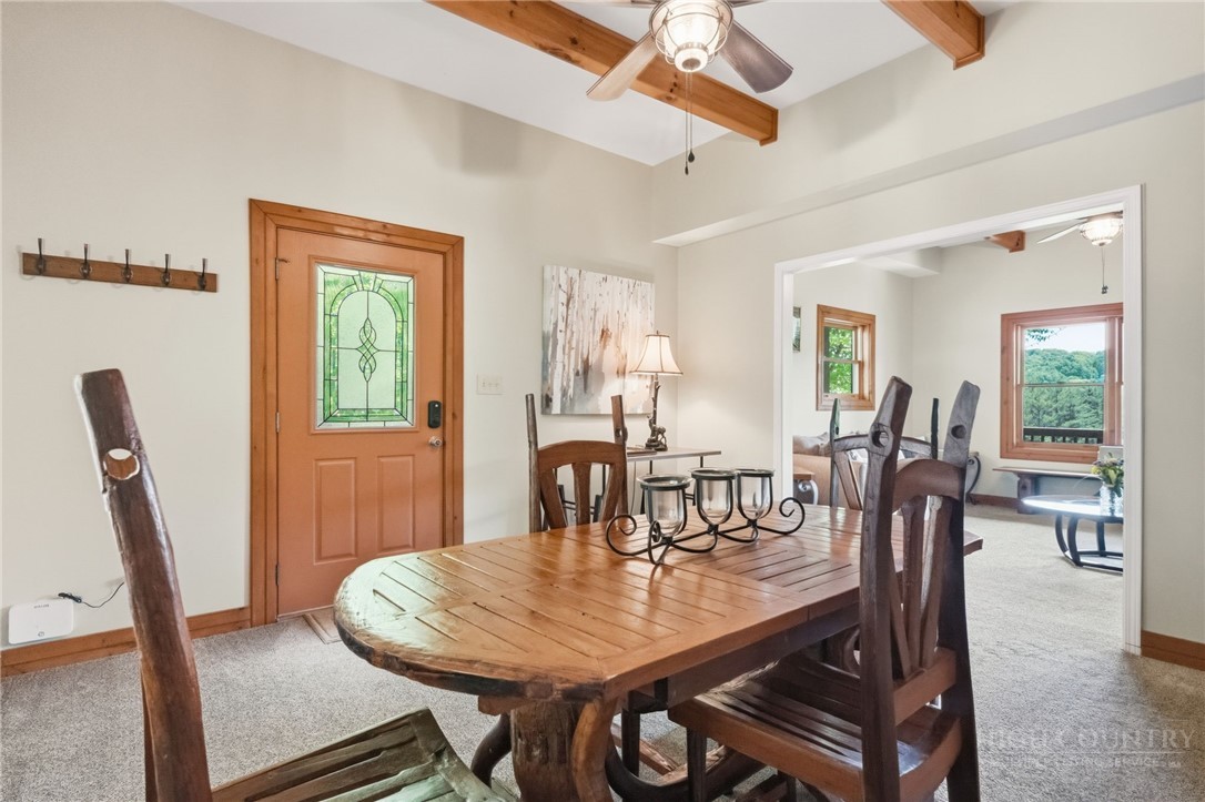 850 River Ridge Road Boone, NC 28607 - Photo 10 of 26 a dining room with furniture and window