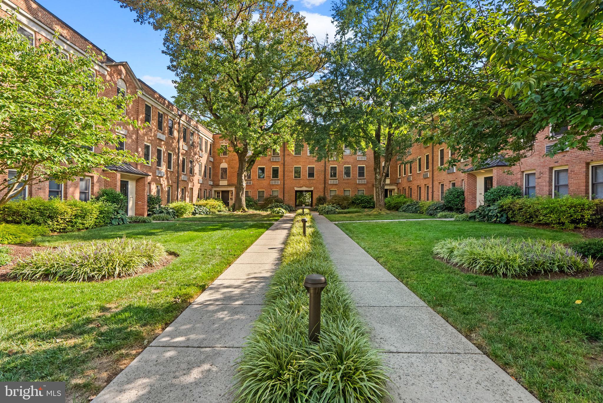 4820 Chevy Chase Drive, Unit 101 Chevy Chase, MD 20815 - Photo 27 of 30 a view of house with garden