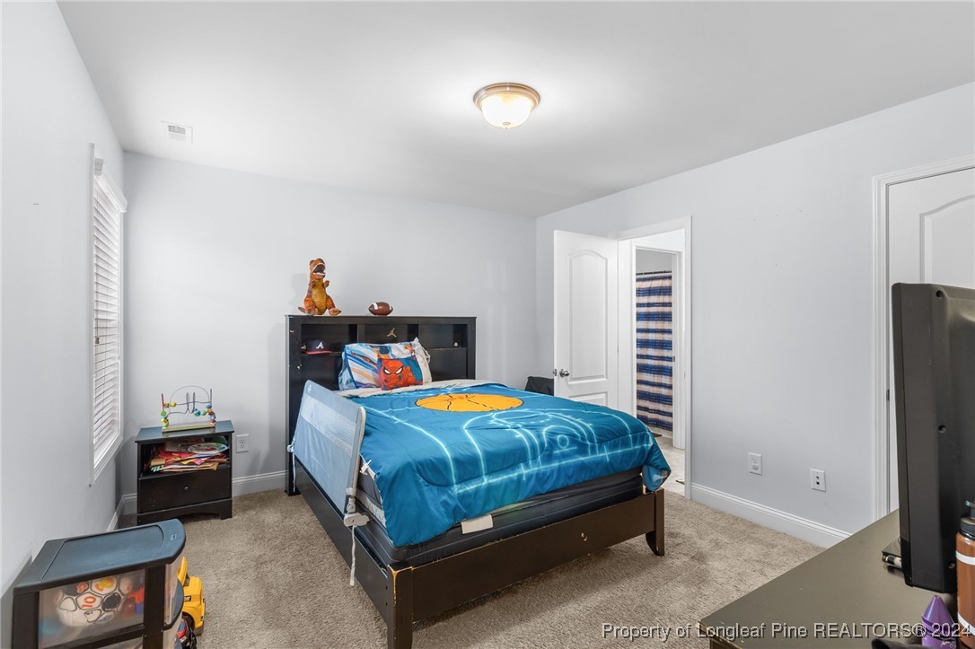 180 Pittfield Run Cameron, NC 28326 - Photo 21 of 33 a bedroom with a bed and a tv on the dresser