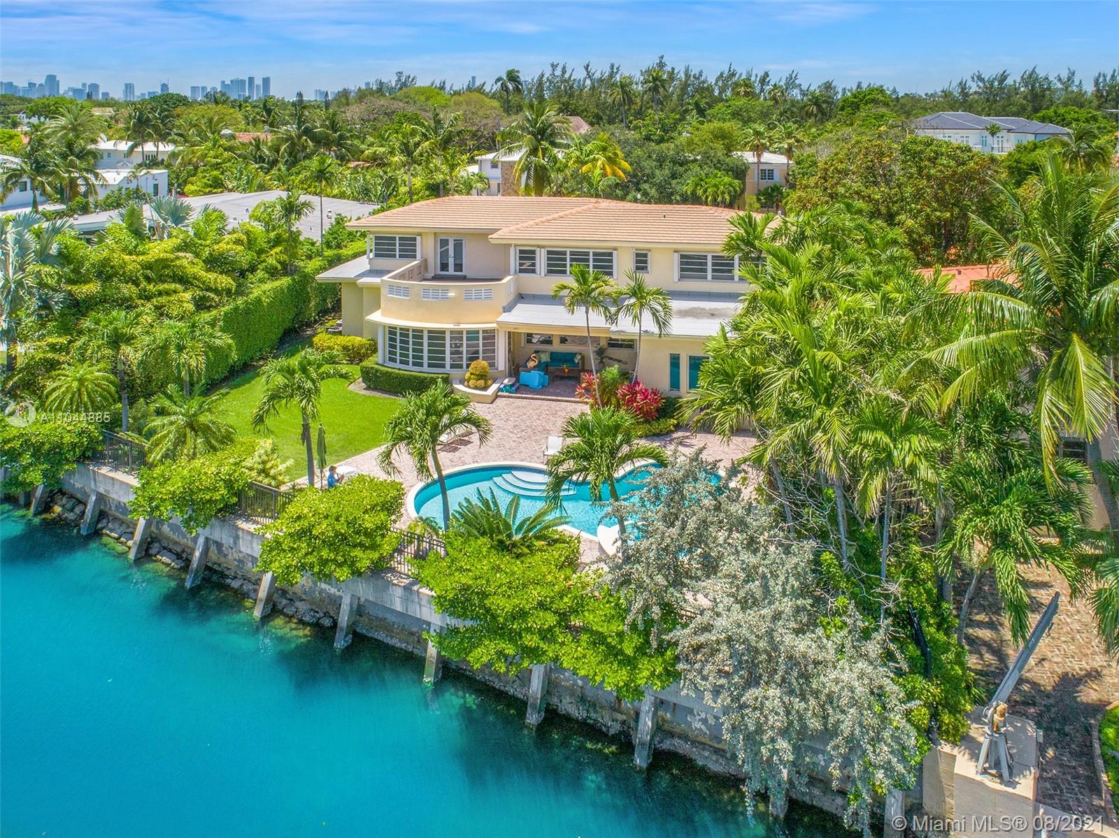2995 Flamingo Drive Miami Beach, FL 33140 - Photo 7 of 54 an aerial view of a house with a garden