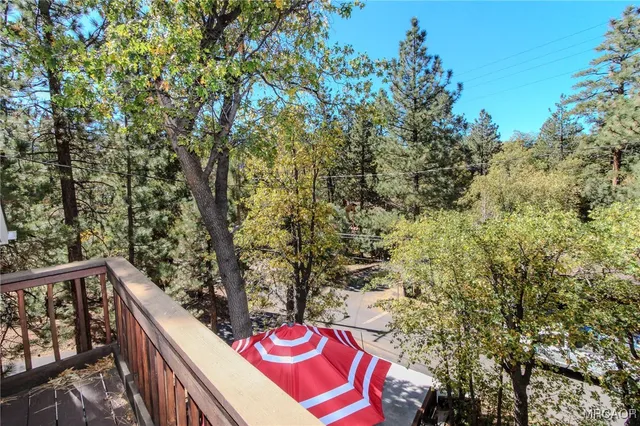 a view of a lake with a mountain