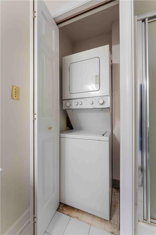 363 4th Street, Unit 6 Beaver, PA 15009 - Photo 26 of 34 Conveniently located in the Guest Bathroom is a stackable washer & dryer that are included.