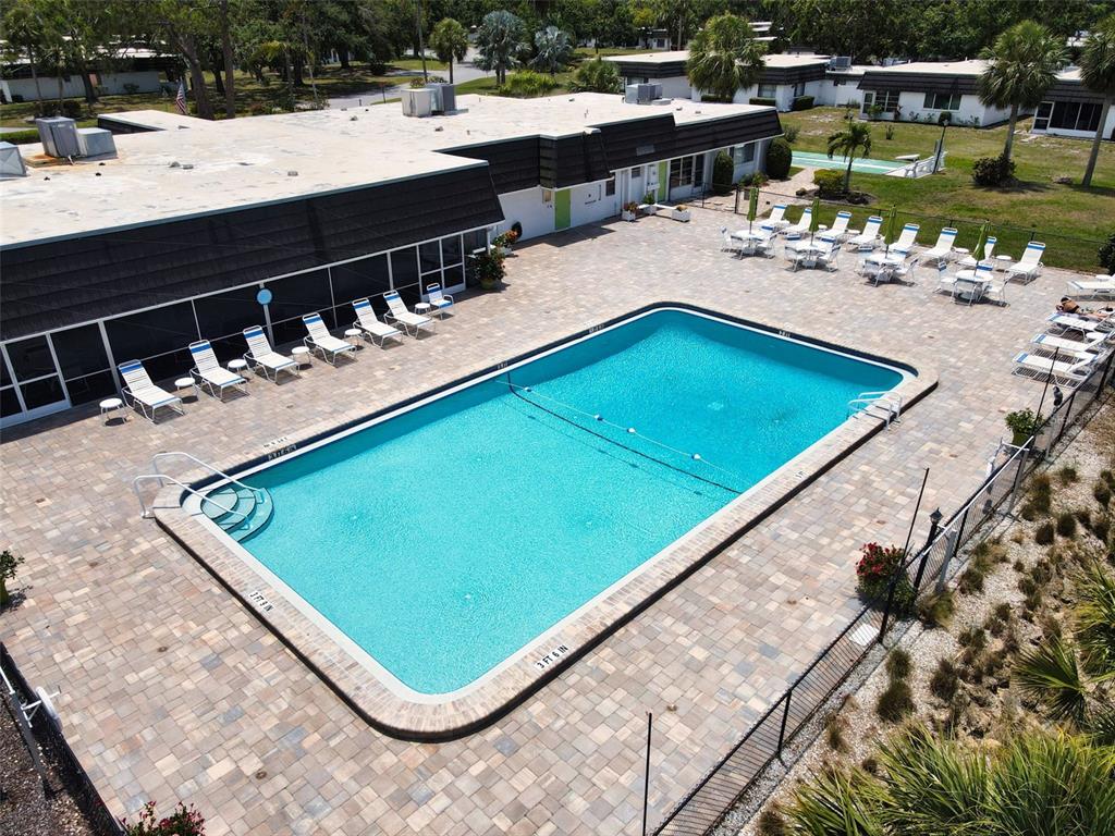 3978 Overlook Bend Terrace, Unit 25 Sarasota, FL 34232 - Photo 18 of 18 a view of swimming pool from a balcony