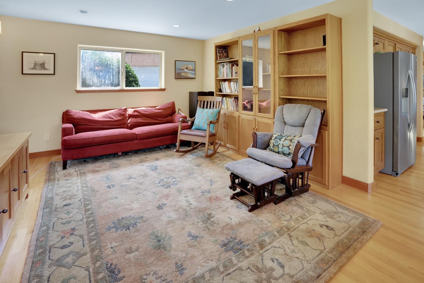 151 Rancho Road Watsonville, CA 95076 - Photo 24 of 56 a living room with furniture and a book shelf