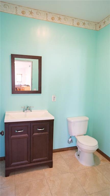 Half Bath off Kitchen