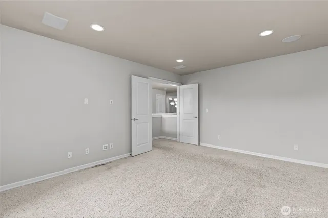 a view of an empty room