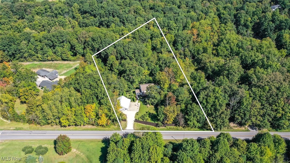 17808 Nash Road Middlefield, OH 44062 - Photo 15 of 43 Bird's eye view of a heavily wooded area