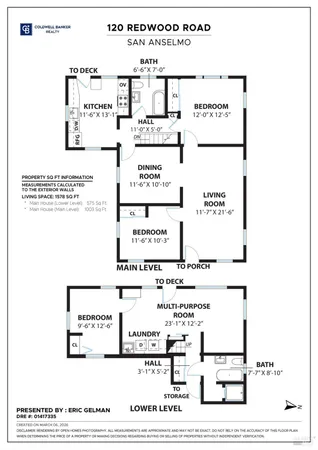 $1,295,000 | 120 Redwood Road, San Anselmo, CA 94960