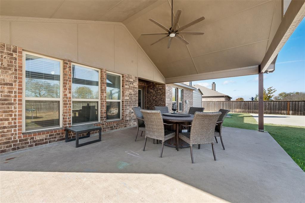 343 Amber Lane Nevada, TX 75173 - Photo 29 of 33 a view of a dining room with furniture window and outside view