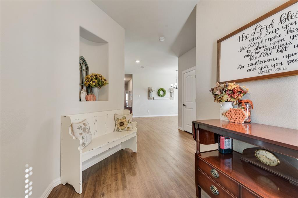 343 Amber Lane Nevada, TX 75173 - Photo 7 of 33 a living room with furniture and wooden floor