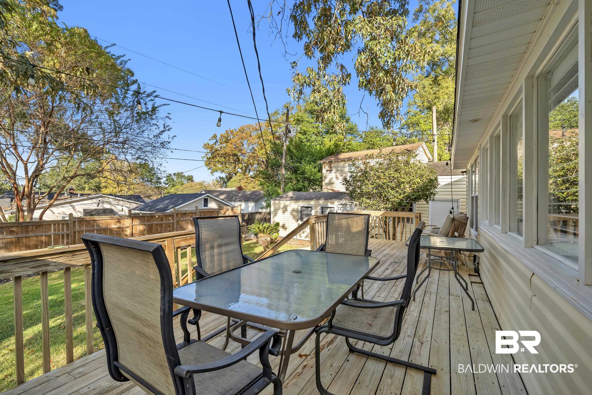 18 York Place Mobile, AL 36608 - Photo 22 of 27 Wooden deck featuring outdoor dining space